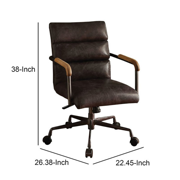 Eastcotts Genuine Leather Task Chair Joss & Main